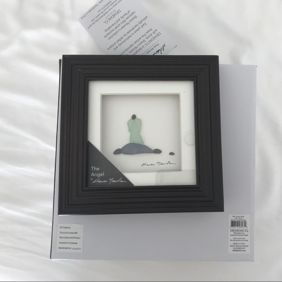 COPY - 6x6 Square Tabletop Art GIFT Angel Sea Gla… - Picture 3 of 3